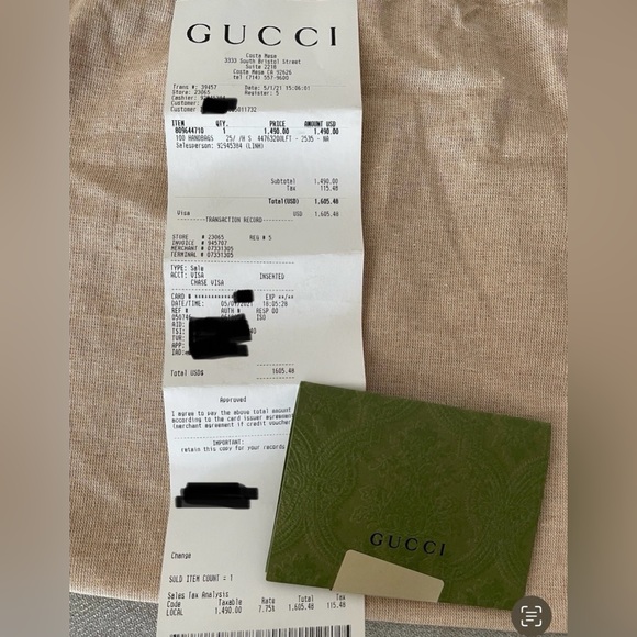 Gucci Marmont Diagonal Small Bag - Brown/Cognac - Picture 14 of 15